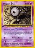 Unown [F] (1st Edition)