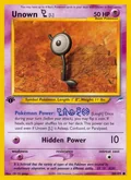 Unown [L] (1st Edition)
