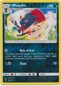 Weavile Reverse Holo 86