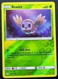 Rowlet Reverse Holo 18