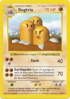 Dugtrio (Shadowless)
