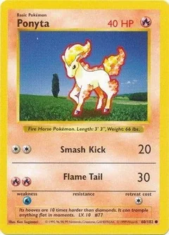 Ponyta (Shadowless)