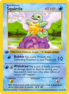 Squirtle (1st Edition)