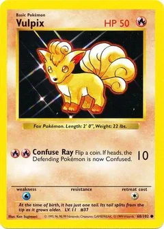 Vulpix (Shadowless)