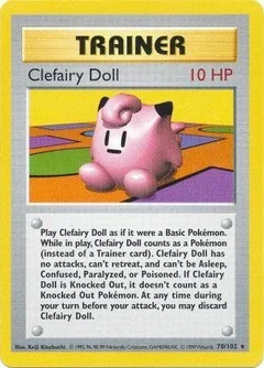 Clefairy Doll (Shadowless)