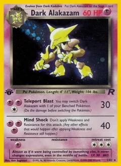 Dark Alakazam (1st Edition)