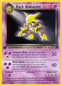 Dark Alakazam (1st Edition)