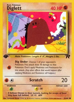 Diglett (1st Edition)