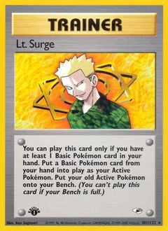 Lt. Surge (1st Edition)