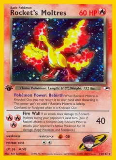Rocket's Moltres (1st Edition)