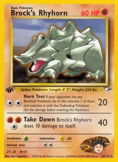Brock's Rhyhorn (1st Edition)