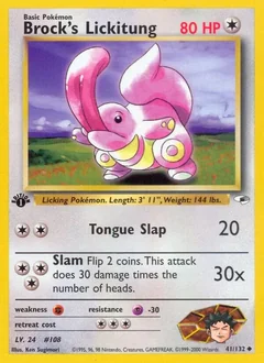 Brock's Lickitung (1st Edition)