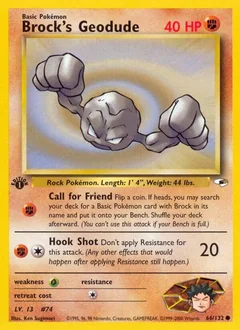 Brock's Geodude (1st Edition)