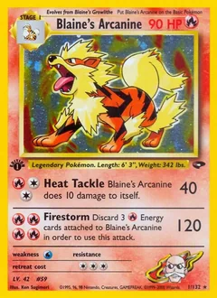 Blaine's Arcanine (1st Edition)