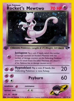 Rocket's Mewtwo (1st Edition)