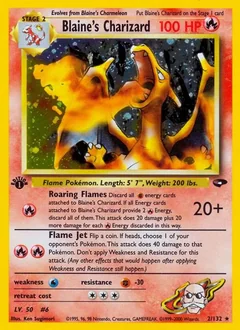 Blaine's Charizard (1st Edition)