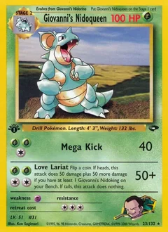 Giovanni's Nidoqueen (1st Edition)