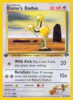 Blaine's Doduo (1st Edition)