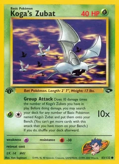 Koga's Zubat (1st Edition)