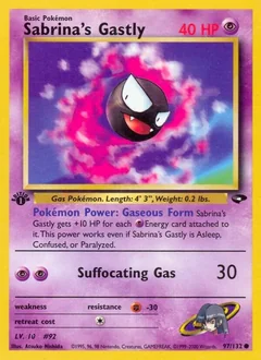 Sabrina's Gastly (1st Edition)
