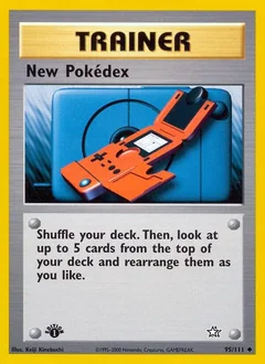 New Pokédex (1st Edition)