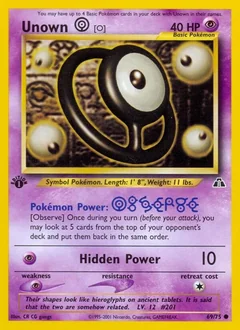 Unown [O] (1st Edition)
