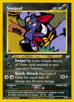 Sneasel (1st Edition)