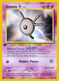 Unown [K] (1st Edition)