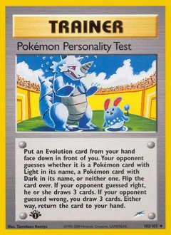 Pokémon Personality Test (1st Edition)