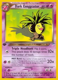 Dark Exeggutor (1st Edition)