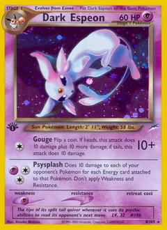 Dark Espeon (1st Edition)