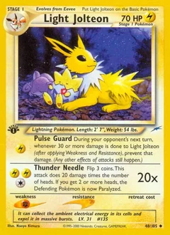 Light Jolteon (1st Edition)