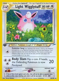 Light Wigglytuff (1st Edition)