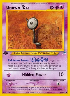 Unown [L] (1st Edition)