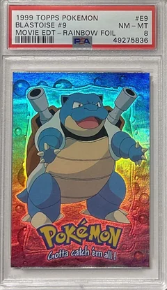 Blastoise Rainbow Foil E9