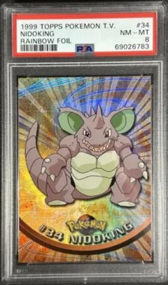 Nidoking Rainbow Foil 34