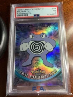 Poliwrath Rainbow Foil 62