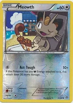 Meowth Reverse Holo 61