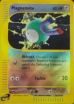 Magnemite Reverse Holo 52