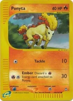Ponyta Reverse Holo 102