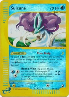 Suicune Reverse Holo 37