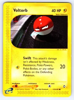 Voltorb Reverse Holo 115