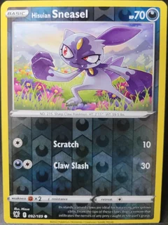 Hisuian Sneasel Reverse Holo 92