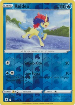 Keldeo Reverse Holo 45