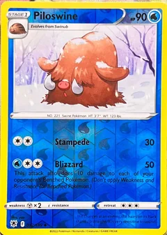 Piloswine Reverse Holo 32