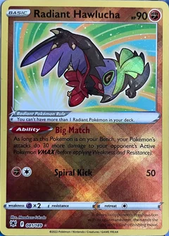 Radiant Hawlucha Reverse Holo 81