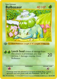 Bulbasaur 1St Edition 44