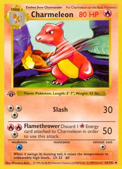Charmeleon 1St Edition 24
