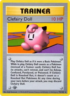 Clefairy Doll 1St Edition 70