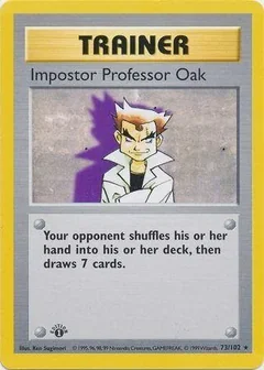 Imposter Professor Oak 1St Edition 73